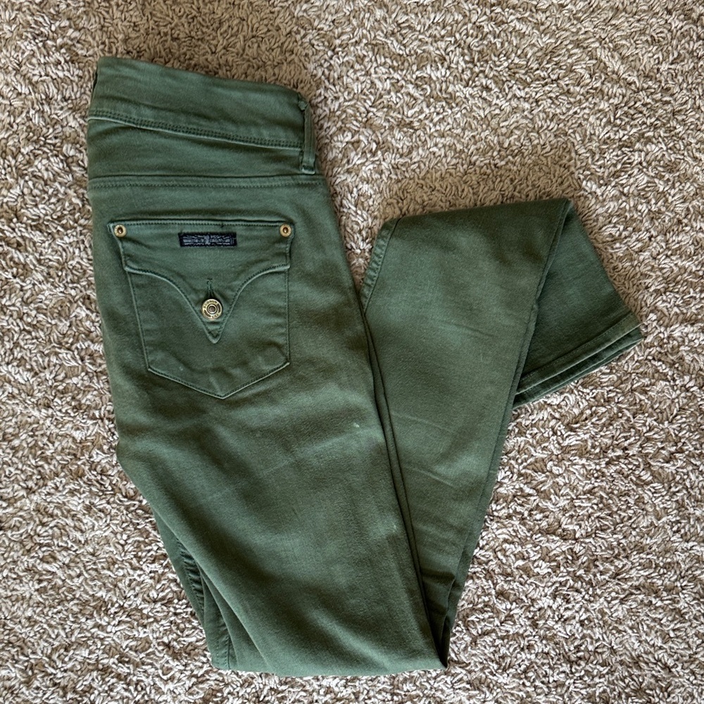 Green Hudson Skinny Jeans